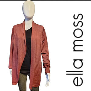 Ella Moss | Women's Cozy Cardigan | Rust | NWOT
